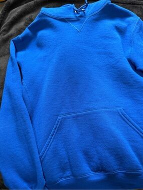 Russell Blue Fleece Hoodie